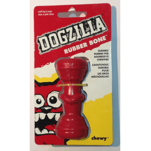 Dogzilla hueso rubber-Juguete