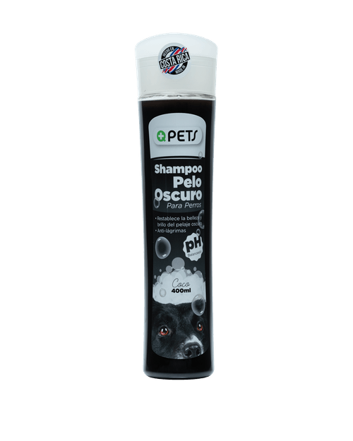 +Qpets Shampoo pelo oscuro