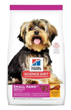 Hill's Science Diet Adult Small Paws, alimento para perros adultos de razas pequeñas y miniatura