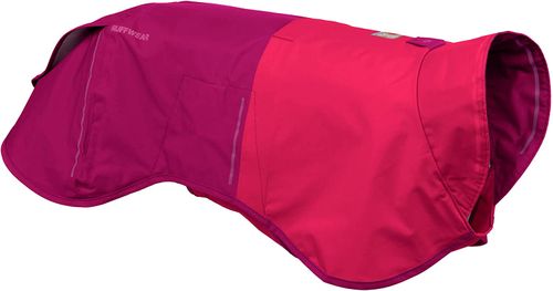 Capa Ruffwear Sun Shower para perros Hibiscus Pink Impermeable a prueba de viento