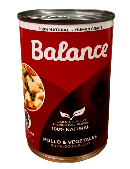 Alimento húmedo en lata Balance pollo con vegetales