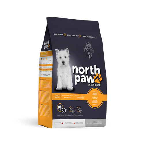 Alimento North Paw Grain Free Adult Dog Food (Cordero y Camote)