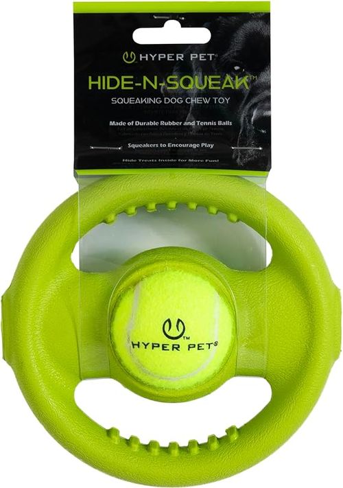 Juguete Hide-N-Squeak Wheel Hyper Pet