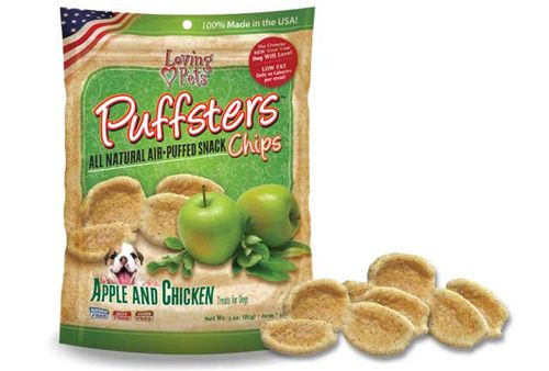 Puffsters Chips Manzana y pollo