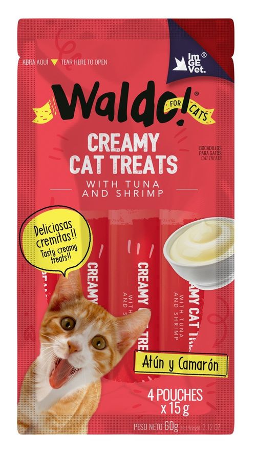 Creamy cat treat atún y camaron