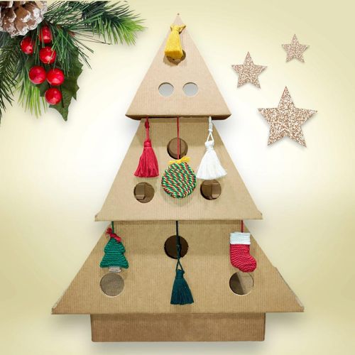 Rascador Kokopets Árbol de Navidad  con bolas